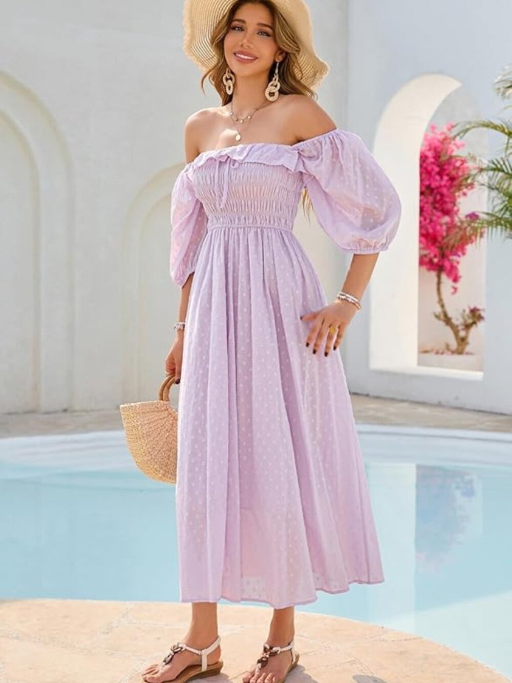 Puff Sleeve Cottage Core Dress